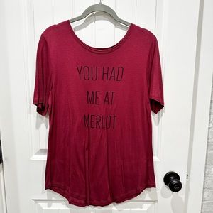 You had me at Merlot Tee